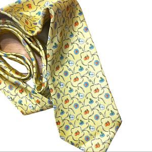 Vintage IL David Italian Silk Tie Fruits